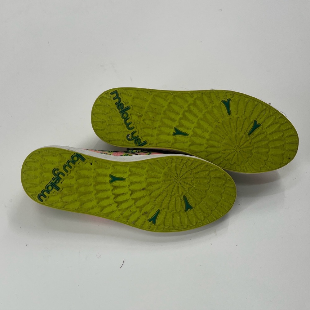 Mellow Yellow Platform Tropical Tennis Shoes Size 37 or US 7 - Picture 3 of 7